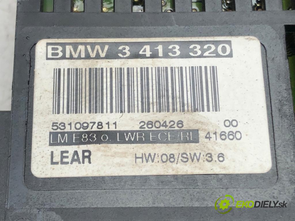 BMW X3 (E83) 2003 - 2011    3.0 d 150 kW [204 KM] olej napędowy 2004 - 2005  modul světel 3413320 (Ostatní)