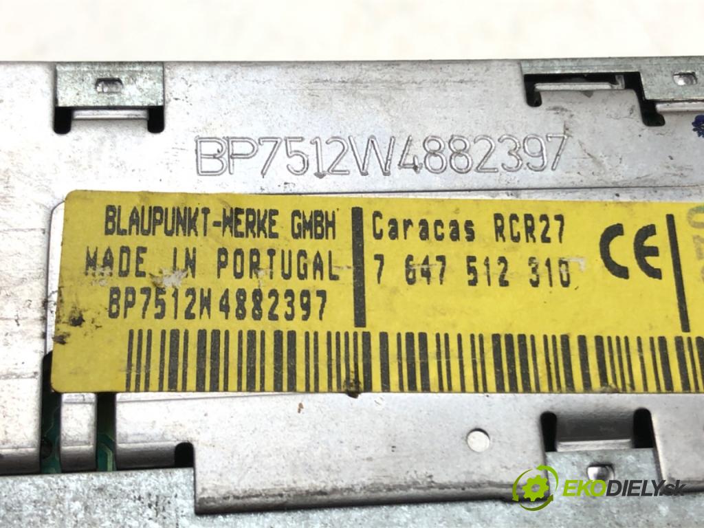 OPEL CORSA C (X01) 2000 - 2009    1.0 (F08, F68) 44 kW [60 KM] benzyna 2003 - 2009  RADIO  (Audio zariadenia)