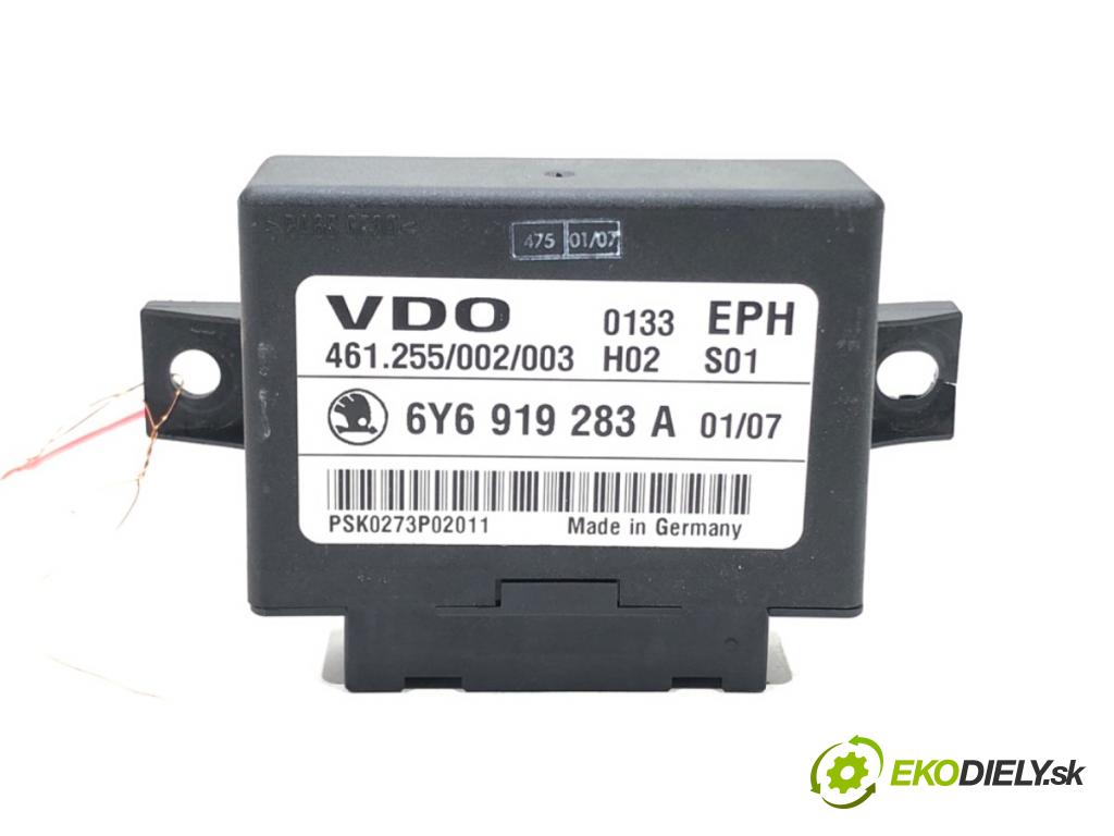 SKODA OCTAVIA I (1U2) 1996 - 2010    1.6 75 kW [102 KM] benzyna 2000 - 2010  Modul PDC 6Y6919283A (Ostatné)
