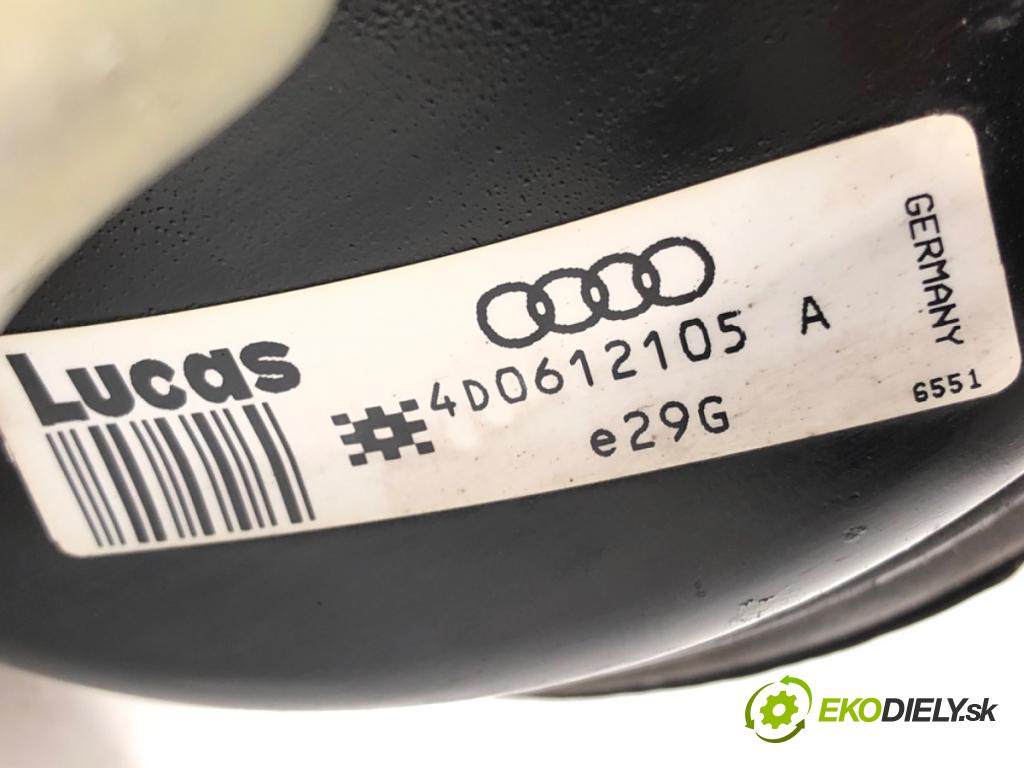 AUDI A8 D2 (4D2, 4D8) 1994 - 2005    3.7 quattro 169 kW [230 KM] benzyna 1995 - 1998  Posilovač bŕzd 4D0612105A