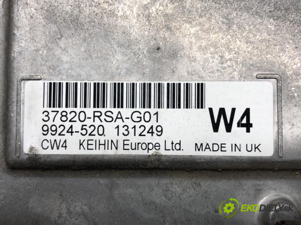 HONDA CIVIC VIII Hatchback (FN, FK) 2005 - 2022    1.8 (FN1, FK2) 103 kW [140 KM] benzyna 2005 - 2022  riadiaca jednotka Motor 37820-RSA-G01 (Riadiace jednotky)