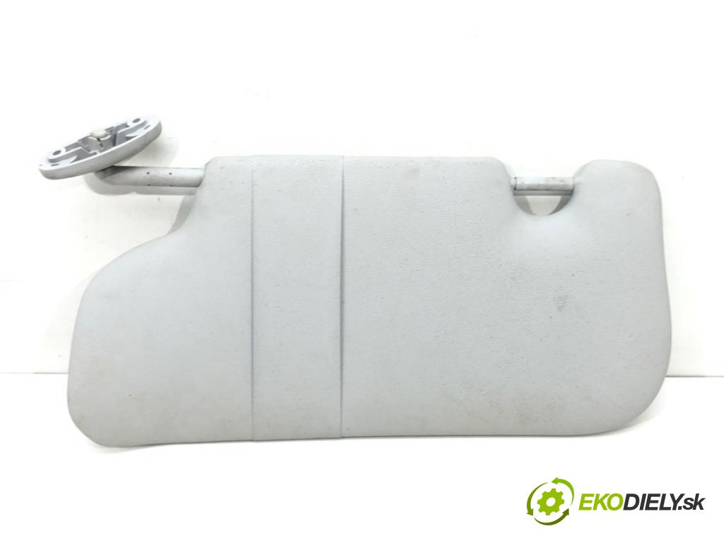 MINI MINI (R56) 2005 - 2014    One D 66 kW [90 KM] olej napędowy 2009 - 2010  Clona slnečná pravy 