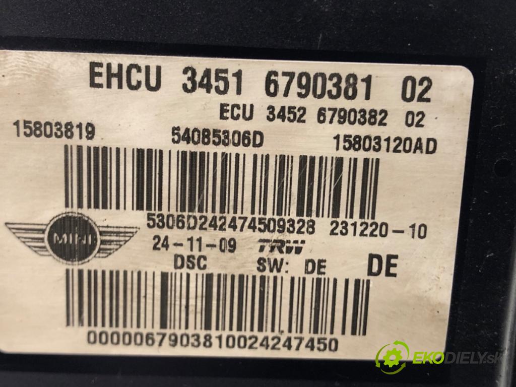 MINI MINI (R56) 2005 - 2014    One D 66 kW [90 KM] olej napędowy 2009 - 2010  pumpa ABS 6790381 (Pumpy brzdové)