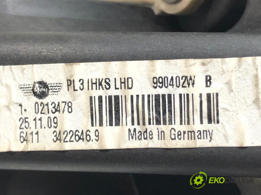 MINI MINI (R56) 2005 - 2014    One D 66 kW [90 KM] olej napędowy 2009 - 2010  ventilátor kúrenia 3422646