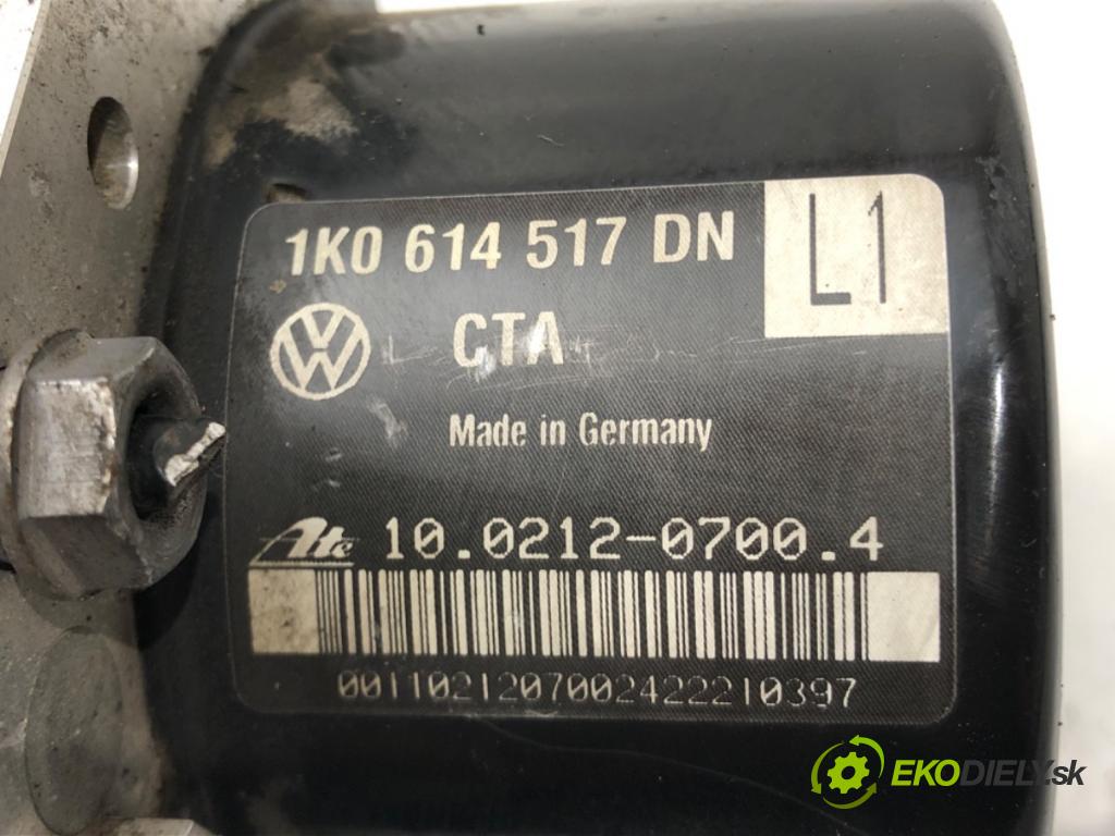 SKODA SUPERB II Kombi (3T5) 2009 - 2015    2.0 TDI 125 kW [170 KM] olej napędowy 2009 - 2015  Pumpa ABS 1K0614517DN (Pumpy ABS)