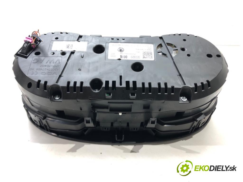 SKODA OCTAVIA III liftback 2013 103 kW 1.4 TSI 1395 Prístrojovka 5E0920860B (Prístrojová doska)