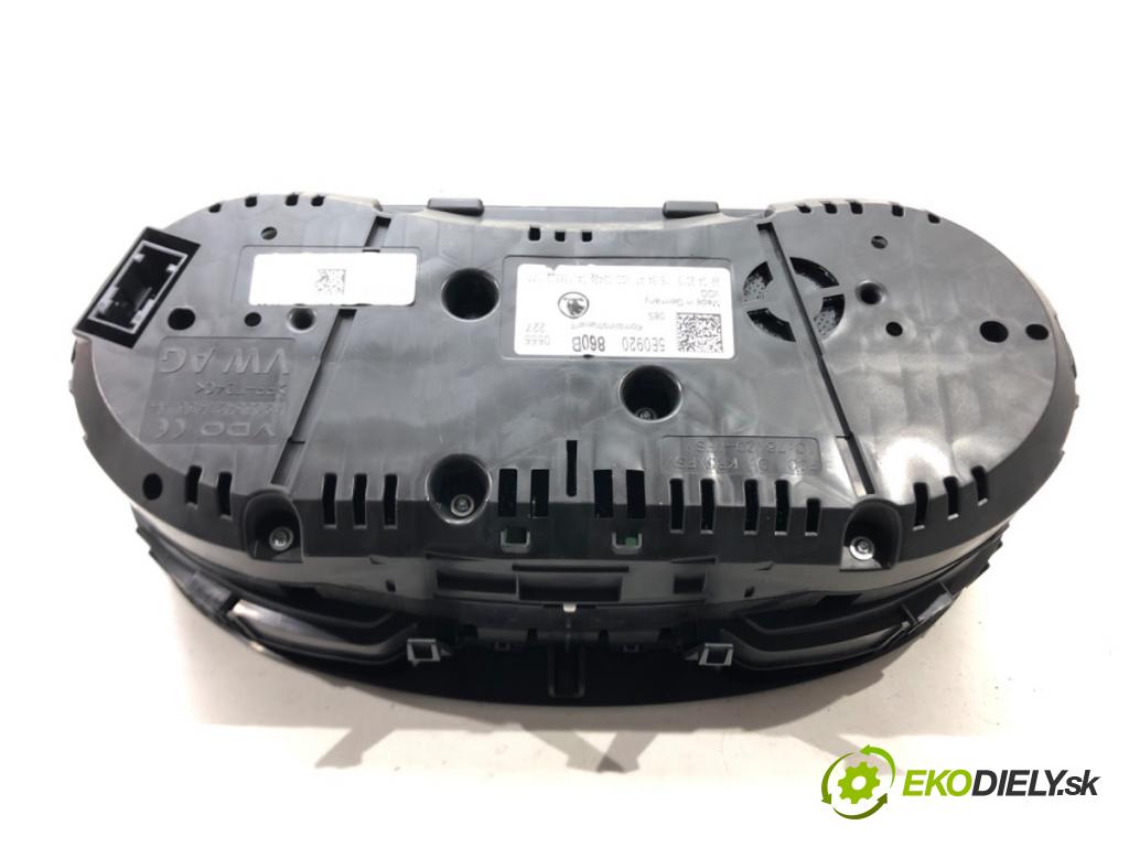 SKODA OCTAVIA III (5E3, NL3, NR3) 2012 - 2022    1.8 TSI 132 kW [180 KM] benzyna 2012 - 2022  Prístrojovka 5E0920860B (Prístrojové dosky, displeje)
