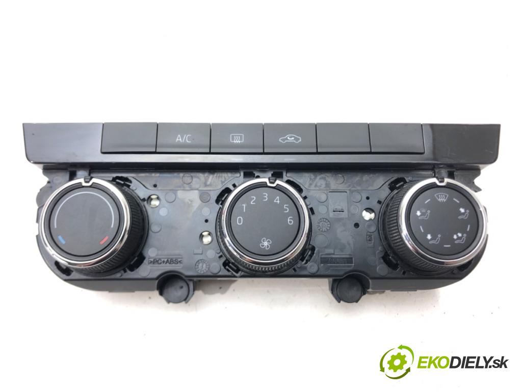 SKODA OCTAVIA III (5E3, NL3, NR3) 2012 - 2022    1.8 TSI 132 kW [180 KM] benzyna 2012 - 2022  Panel ovládania kúrenia 5E0820047D (Prepínače, spínače, tlačidlá a ovládače kúrenia)