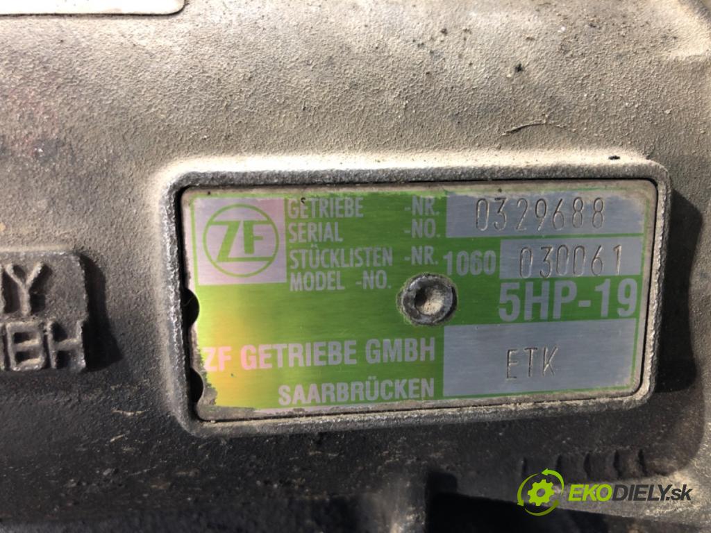 AUDI A6 C5 (4B2) 1997 - 2005    2.5 TDI 132 kW [180 KM] olej napędowy 2000 - 2005  Prevodovka ETK (Prevodovky)
