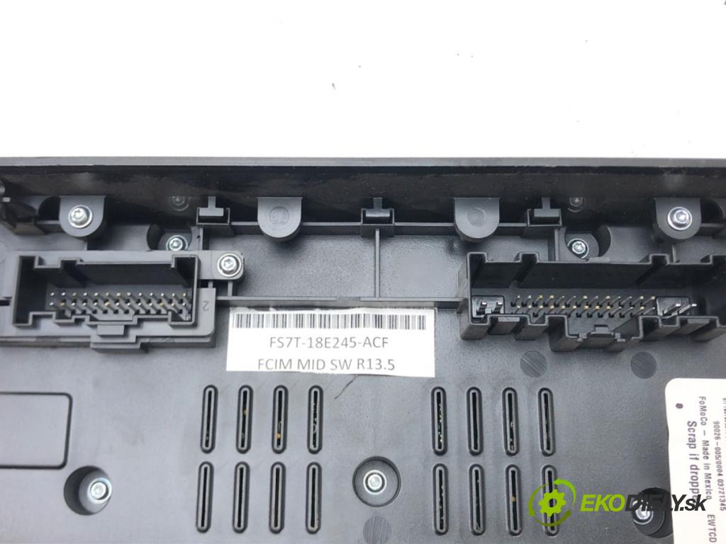 FORD MONDEO V Turnier (CF) 2014 - 2022    1.5 TDCi 88 kW [120 KM] olej napędowy 2015 - 2022  Panel ovládania kúrenia FS7T-18E245-ACF (Prepínače, spínače, tlačidlá a ovládače kúrenia)