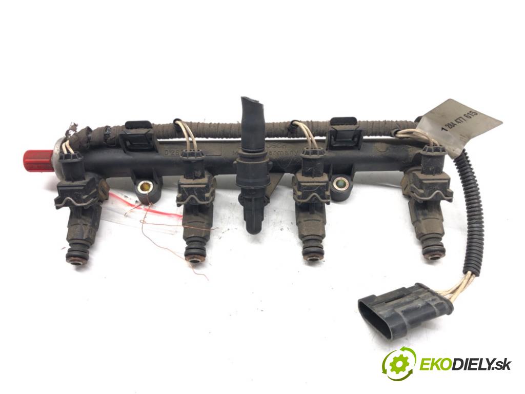 FIAT STILO (192_) 2001 - 2010    1.2 16V (192_XA1B) 59 kW [80 KM] benzyna 2002 - 20  Lišta vstrekovacia  (Vstrekovacie lišty)