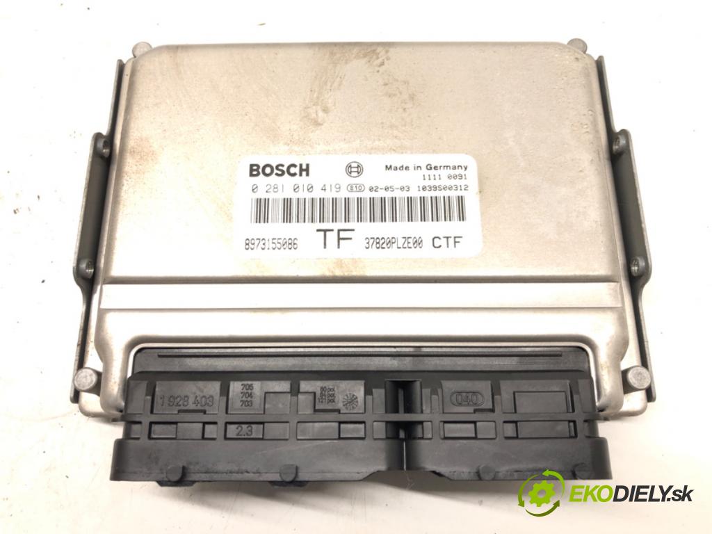 HONDA CIVIC VII Hatchback (EU, EP, EV) 2000 - 2006    1.7 CTDi (EP4) 74 kW [100 KM] olej napędowy 2002 -  riadiaca jednotka Motor 8973155086 (Riadiace jednotky)