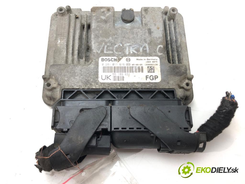 OPEL VECTRA C Kombi (Z02) 2003 - 2009    1.9 CDTI (F35) 110 kW [150 KM] olej napędowy 2004   riadiaca jednotka Motor 281011616 (Riadiace jednotky)