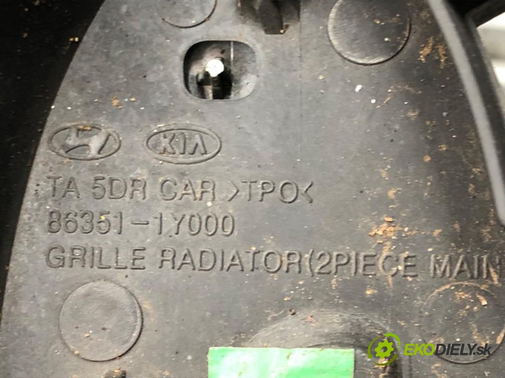KIA PICANTO II (TA) 2011 - 2017    1.0 51 kW [69 KM] benzyna 2011 - 2017  mřížka maska 86351-1Y000 (Mřížky (masky) chladičů)