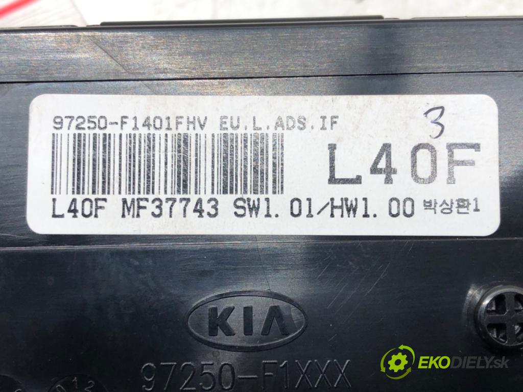 KIA SPORTAGE IV (QL, QLE) 2015 - 2022    1.6 T-GDI 130 kW [177 KM] benzyna 2015 - 2022  Panel ovládania kúrenia 97250-F1401FHV (Prepínače, spínače, tlačidlá a ovládače kúrenia)