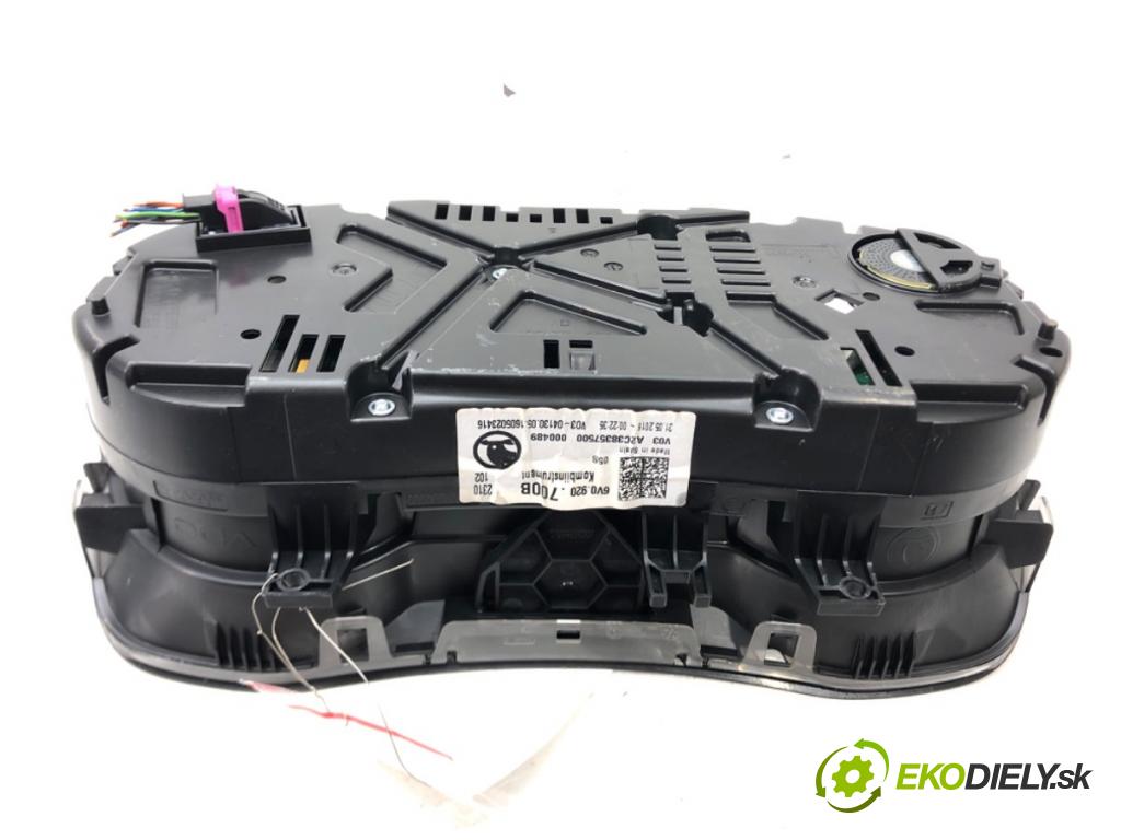 SKODA FABIA III Kombi (NJ5) 2014 - 2022    1.0 55 kW [75 KM] benzyna 2014 - 2022  Prístrojovka  (Prístrojové dosky, displeje)