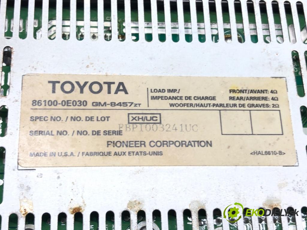 LEXUS RX (_U3_) 2003 - 2008    350 (GSU30_) 203 kW [276 KM] benzyna 2006 - 2008  Zosilňovač 86100-0E030 (Zosilňovače)