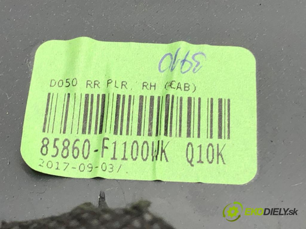 KIA SPORTAGE IV (QL, QLE) 2015 - 2022    1.6 T-GDI 130 kW [177 KM] benzyna 2015 - 2022  Clona stĺpika pravy zad 85860-F1100WK
