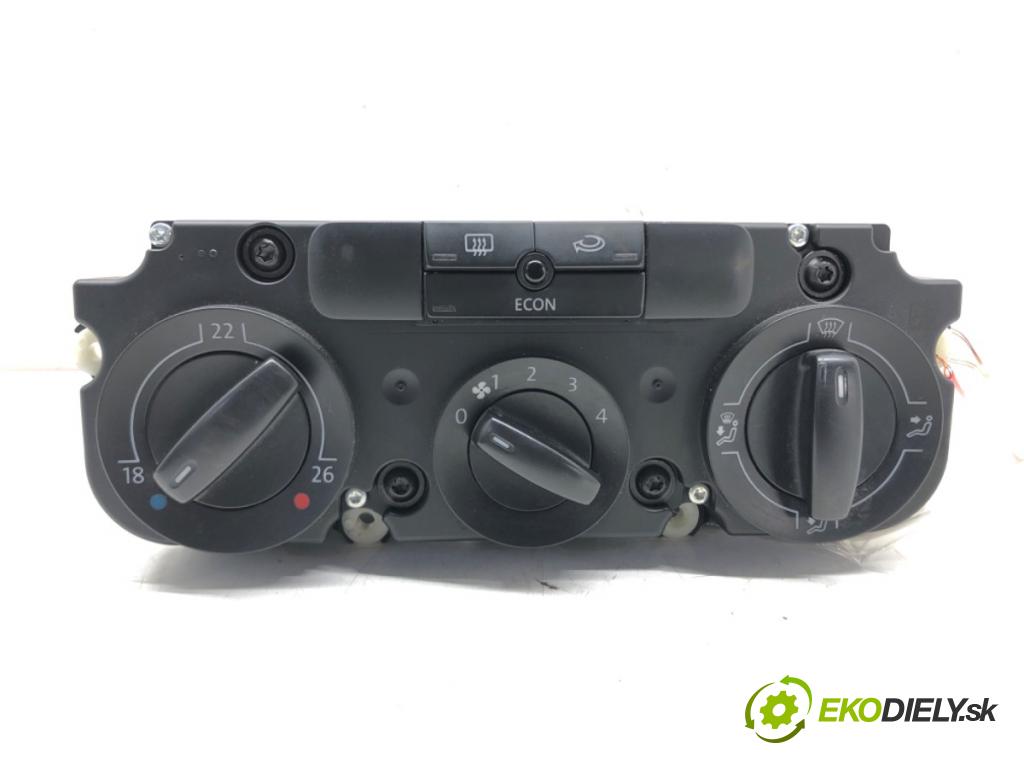 VW PASSAT B6 (3C2) 2005 - 2010    2.0 TDI 103 kW [140 KM] olej napędowy 2005 - 2009  Panel ovládania kúrenia  (Prepínače, spínače, tlačidlá a ovládače kúrenia)