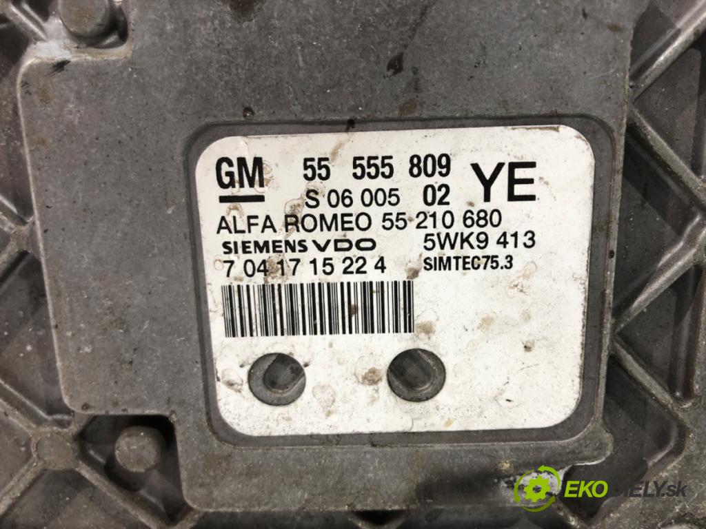 ALFA ROMEO 159 Sportwagon (939_) 2005 - 2012    1.8 MPI (939BXL1A) 103 kW [140 KM] benzyna 2005 -   riadiaca jednotka Motor 55555809 (Riadiace jednotky)