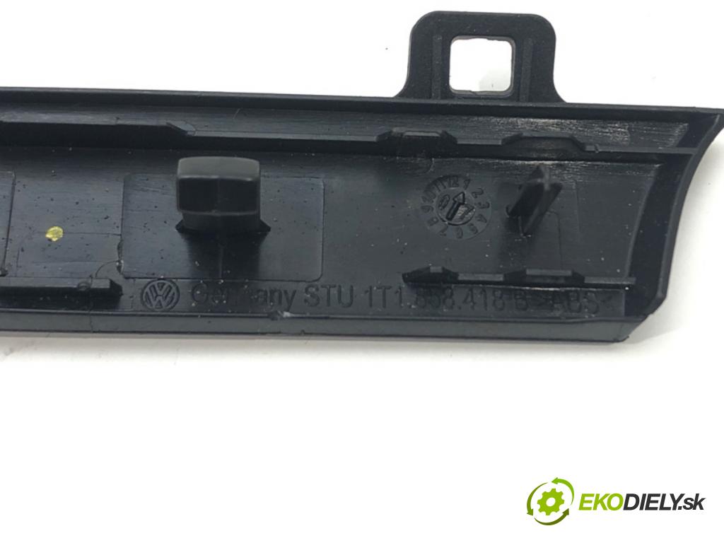 VW TOURAN (1T1, 1T2) 2003 - 2010    1.9 TDI 77 kW [105 KM] olej napędowy 2003 - 2010  lišty kryt 1T1858415B 1T1858417B (Lišty)