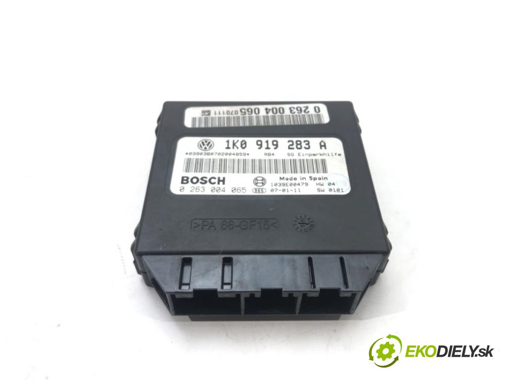 VW TOURAN (1T1, 1T2) 2003 - 2010    1.9 TDI 77 kW [105 KM] olej napędowy 2003 - 2010  Modul PDC 1K0919283A (Ostatné)
