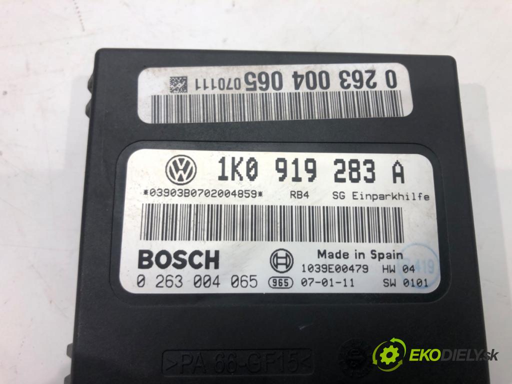 VW TOURAN (1T1, 1T2) 2003 - 2010    1.9 TDI 77 kW [105 KM] olej napędowy 2003 - 2010  Modul PDC 1K0919283A (Ostatné)