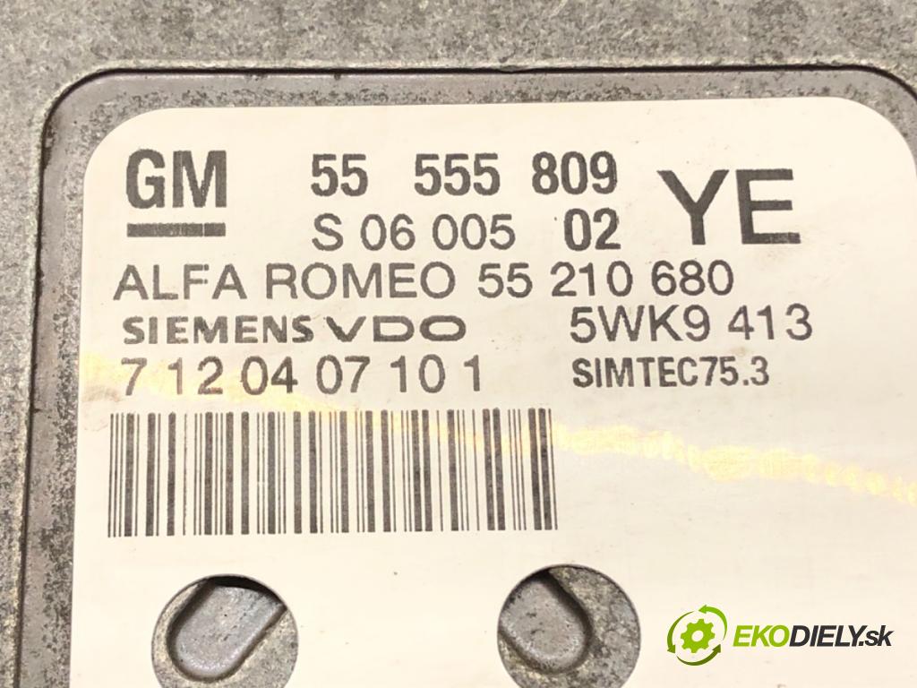 ALFA ROMEO 159 Sportwagon (939_) 2005 - 2012    1.8 MPI (939BXL1A) 103 kW [140 KM] benzyna 2005 -   riadiaca jednotka Motor 55555809 (Riadiace jednotky)