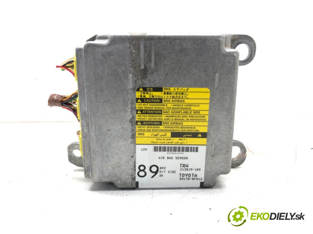 TOYOTA COROLLA Verso (ZER_, ZZE12_, R1_) 2004 - 2009    2.0 D-4D (CUR10_) 85 kW [116 KM] olej napędowy 200  senzor airbag 89170-0F012 (Snímače)