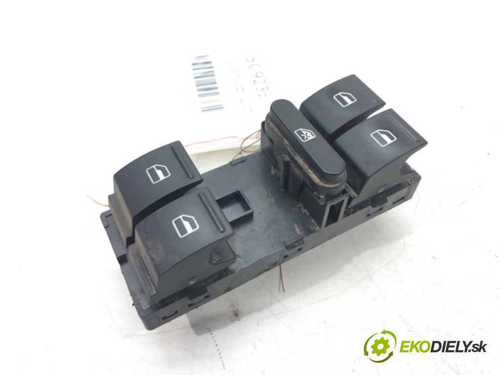 SKODA SUPERB II Kombi (3T5) 2009 - 2015    1.6 TDI 77 kW [105 KM] olej napędowy 2010 - 2015  Prepínač okien 1Z0959858B (Prepínače, spínače, tlačidlá a ovládače kúrenia)