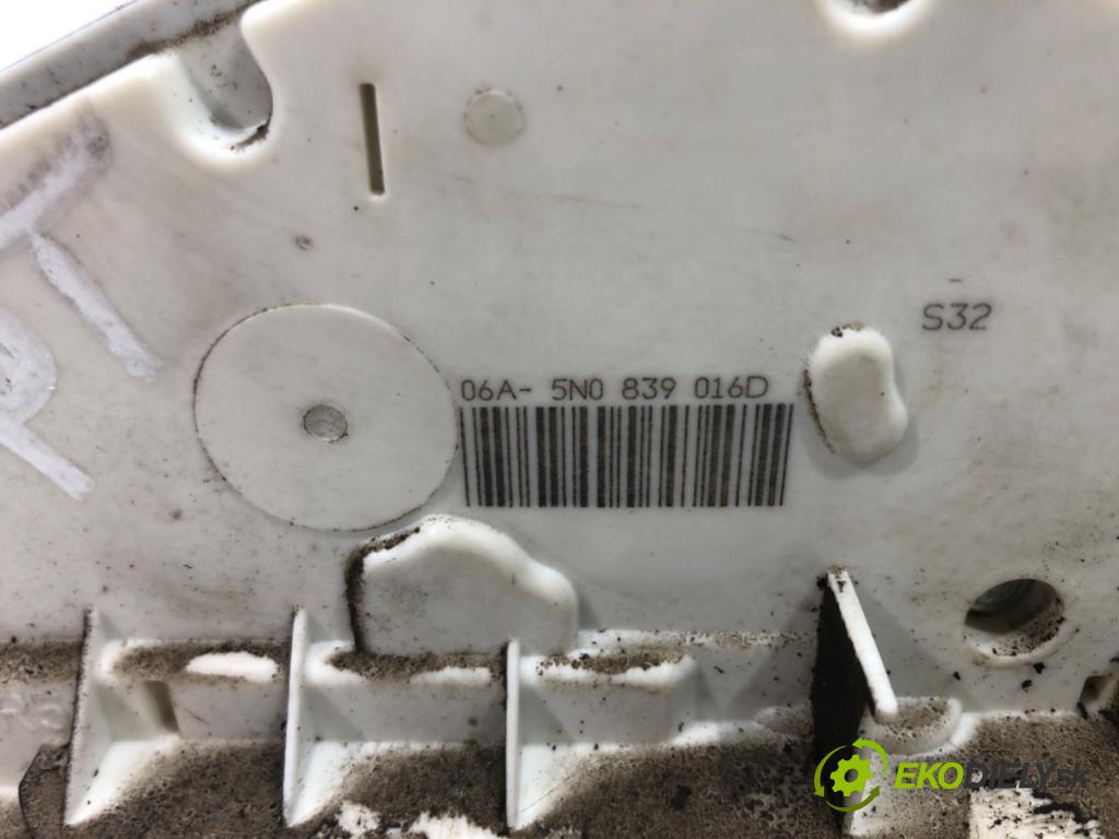 SKODA SUPERB II Kombi (3T5) 2009 - 2015    1.6 TDI 77 kW [105 KM] olej napędowy 2010 - 2015  zámok dveře pravý zadní část 5N0839016D
