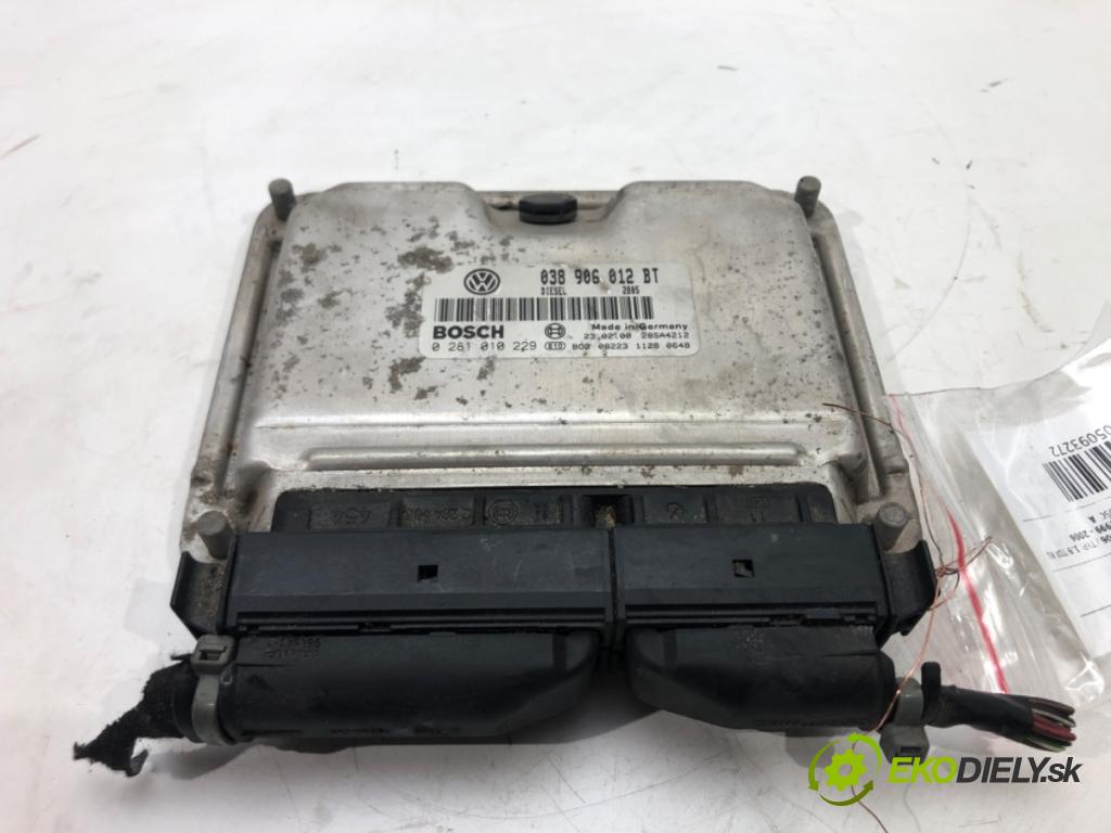 SEAT LEON (1M1) 1999 - 2006    1.9 TDI 81 kW [110 KM] olej napędowy 1999 - 2006  riadiaca jednotka Motor 038906012BT (Riadiace jednotky)