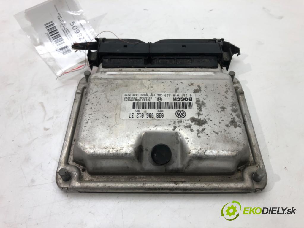 SEAT LEON (1M1) 1999 - 2006    1.9 TDI 81 kW [110 KM] olej napędowy 1999 - 2006  riadiaca jednotka Motor 038906012BT (Riadiace jednotky)