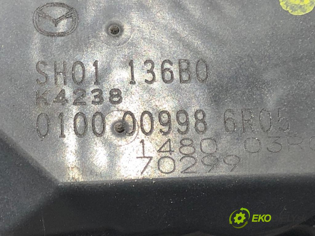 MAZDA CX-5 (KE, GH) 2011 - 2017    2.2 D (KE2FW) 129 kW [175 KM] olej napędowy 2012 -  Škrtiaca klapka SH01136B0 (Škrtiace klapky)