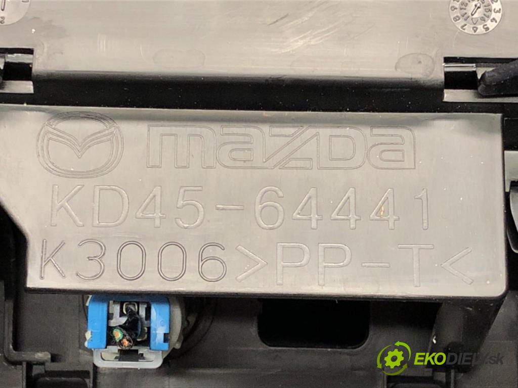 MAZDA CX-5 (KE, GH) 2011 - 2017    2.2 D (KE2FW) 129 kW [175 KM] olej napędowy 2012 -  Tunel stredový Lakťová opierka KD45-64441