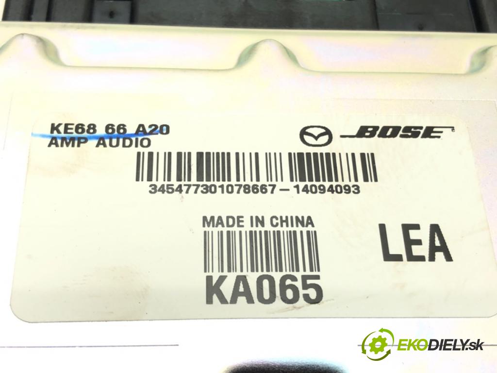 MAZDA CX-5 (KE, GH) 2011 - 2017    2.2 D (KE2FW) 129 kW [175 KM] olej napędowy 2012 -  Zosilňovač KE6866A20 (Zosilňovače)