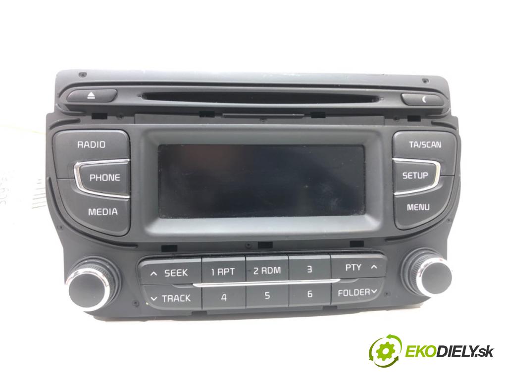 KIA CEED Sportswagon (JD) 2012 - 2018    1.4 CVVT 73 kW [100 KM] benzyna 2012 - 2015  RADIO 96170A2100WK (Audio zariadenia)