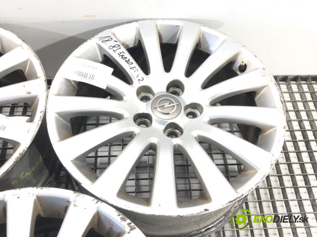 OPEL ---    ---  disky hliníkové 18 8J 5X120 ET42 stred CENTR. 67,1