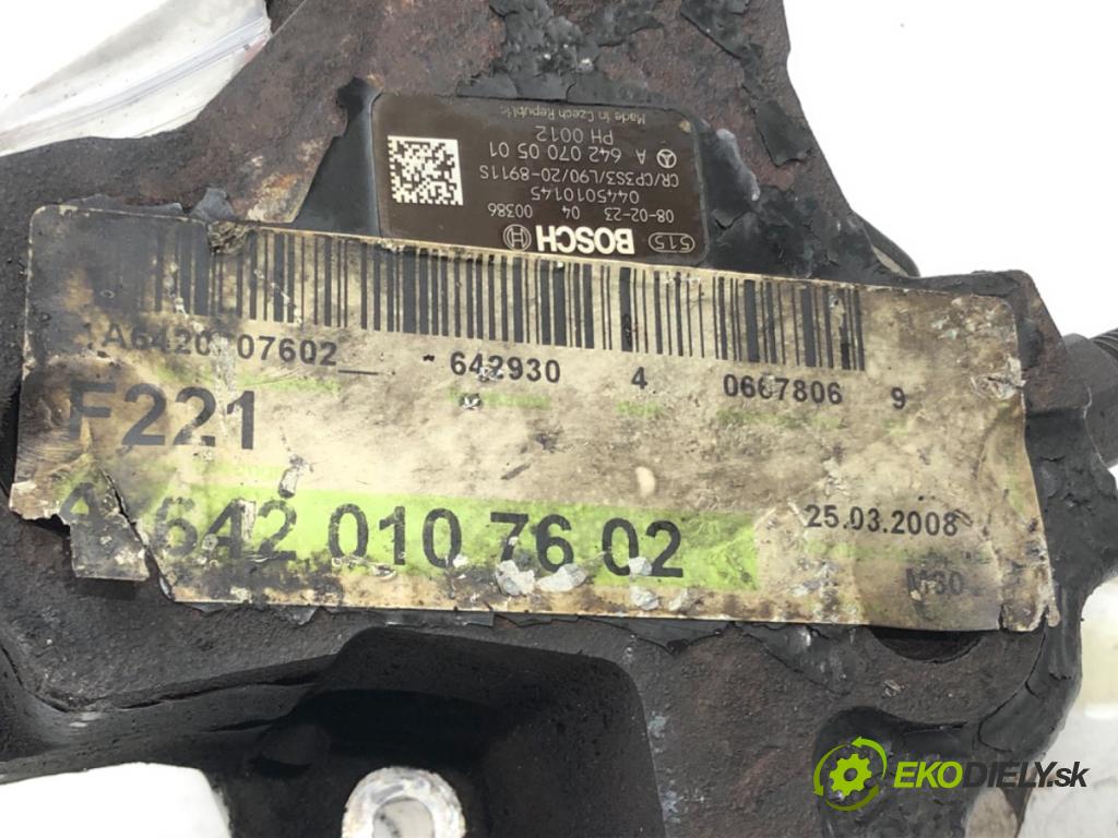 MERCEDES-BENZ KLASA S (W221) 2005 - 2013    S 320 CDI 155 kW [211 KM] olej napędowy 2005 - 201  Pumpa vstrekovacia A6420700501 (Vstrekovacie čerpadlá)