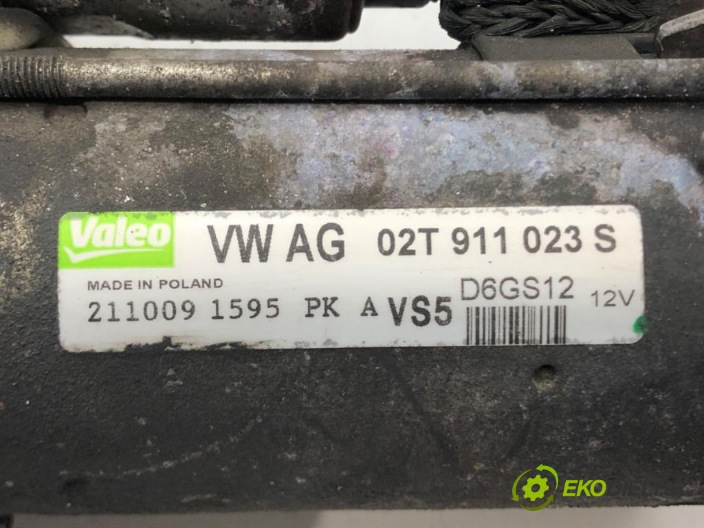 SKODA FABIA II Combi (545) 2007 - 2014    1.4 63 kW [86 KM] benzyna 2007 - 2014  Štartér 02T911023S (Štartéry)