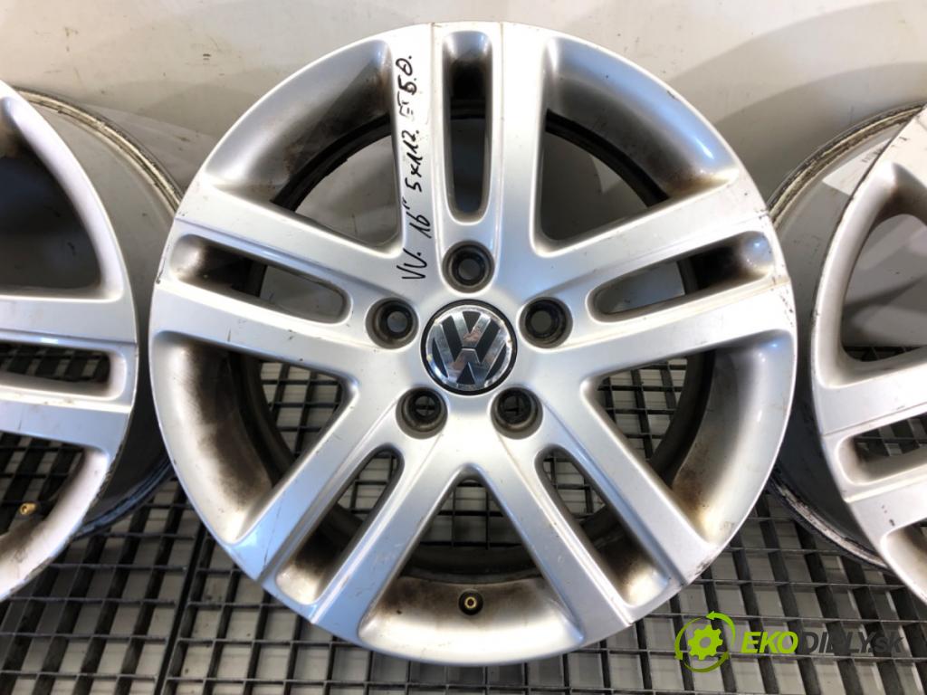 VW ---    ---  disky hliníkové 16 6.5J: 5X112 ET50 stred CENTR: 57,1 1K0601025BN