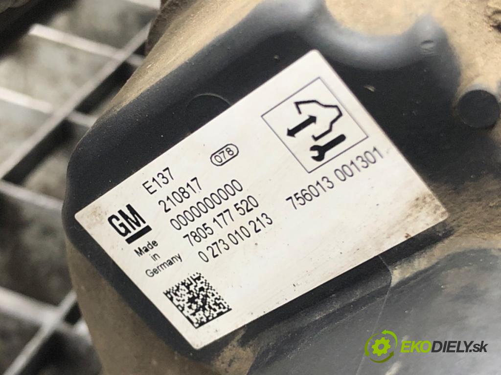 OPEL ASTRA J sedan 2012 - 2022    1.4 LPG (69) 103 kW [140 KM] Benzyna / gaz samocho  riadenie 7805177520 (Riadenia)