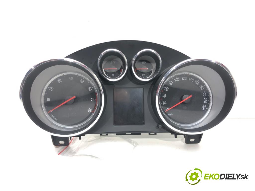 OPEL ASTRA J sedan 2012 - 2022    1.4 LPG (69) 103 kW [140 KM] Benzyna / gaz samocho  Prístrojovka 39069791 (Prístrojové dosky, displeje)