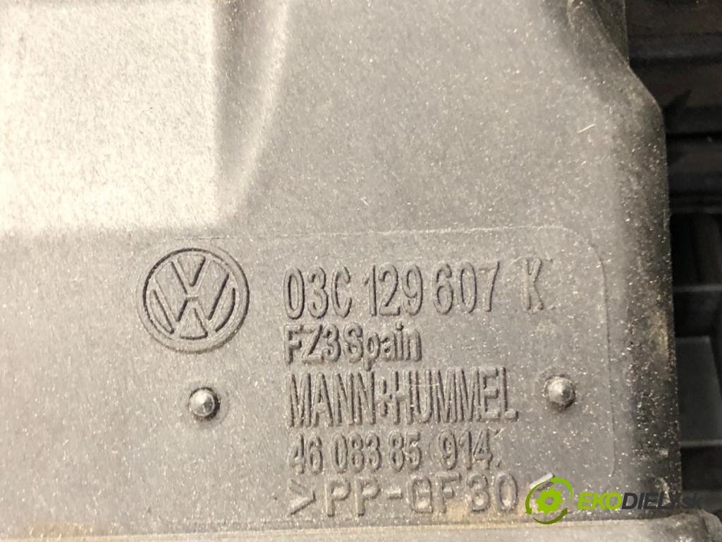 VW GOLF V (1K1) 2003 - 2010    1.4 FSI 66 kW [90 KM] benzyna 2003 - 2006  kryt motora 03C129607K