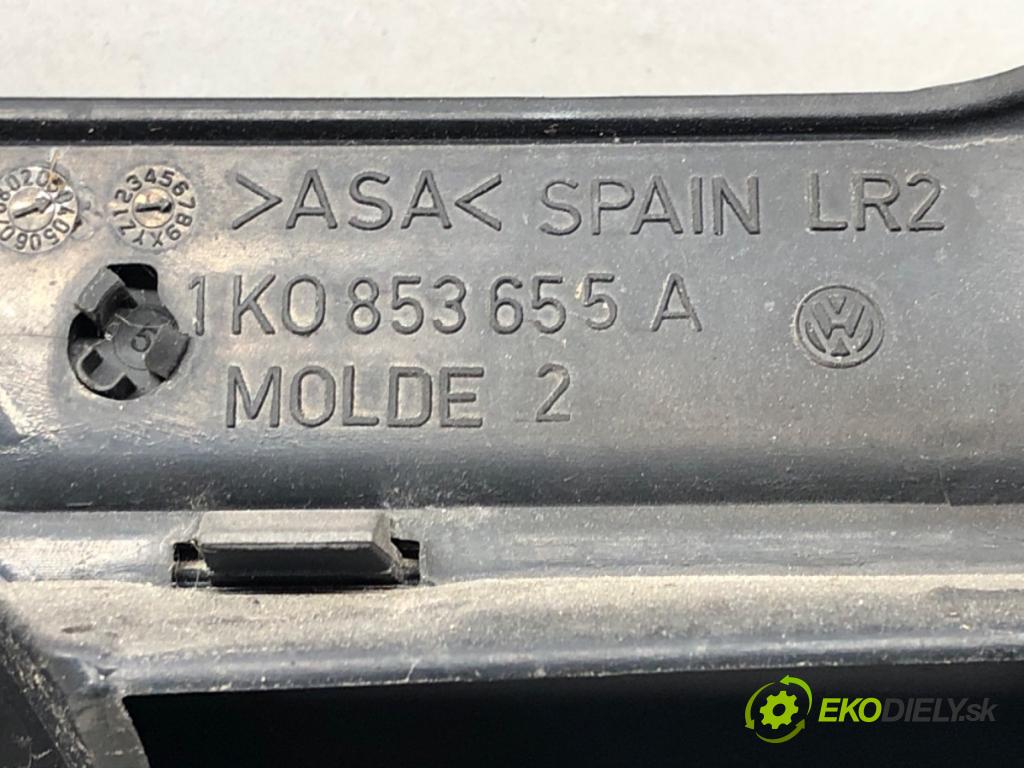 VW GOLF V (1K1) 2003 - 2010    1.4 FSI 66 kW [90 KM] benzyna 2003 - 2006  mřížka maska 1K0853655A (Mřížky (masky) chladičů)