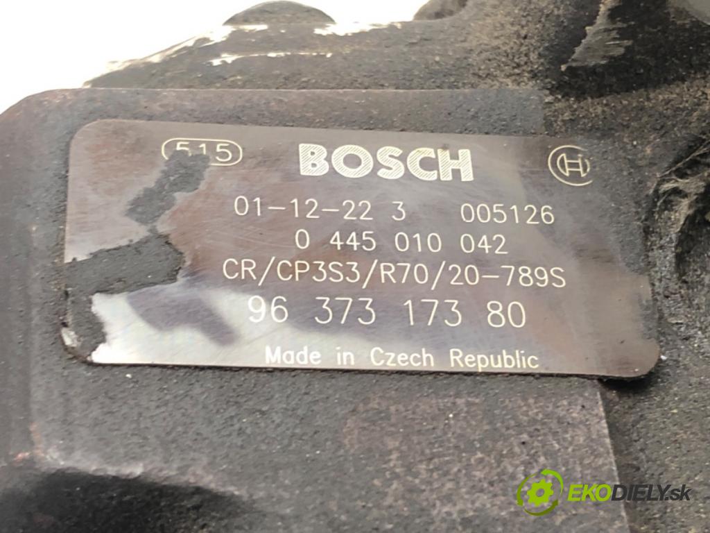 PEUGEOT 307 (3A/C) 2000 - 2012    1.4 HDi 50 kW [68 KM] olej napędowy 2001 - 2005  Pumpa vstrekovacia 0445010042 (Vstrekovacie čerpadlá)