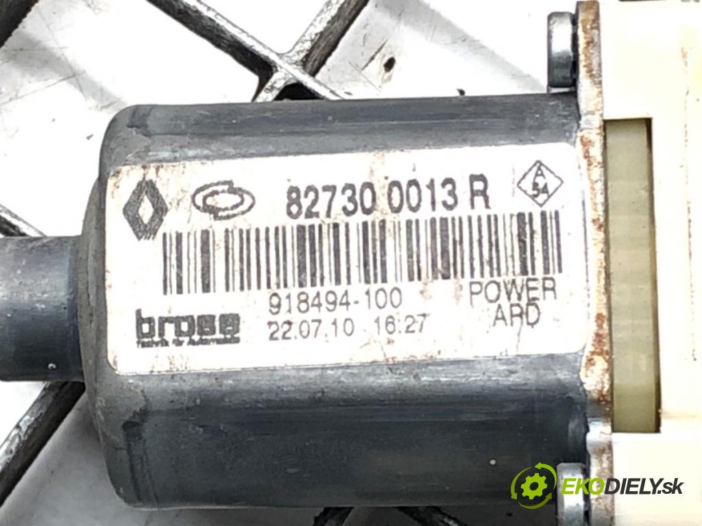 RENAULT FLUENCE (L3_) 2010 - 2022    1.6 16V (L301, L30F, L30P, L30R) 81 kW [110 KM] be  mechanismus okna pravý zadní část 827300013R