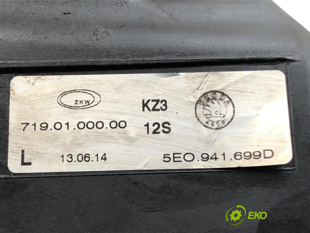 SKODA OCTAVIA III (5E3, NL3, NR3) 2012 - 2022    1.8 TSI 132 kW [180 KM] benzyna 2012 - 2022  hmlové svetlo, hmlovka levý přední část 5E0941699D