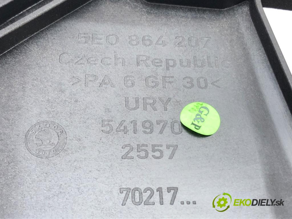 SKODA OCTAVIA III (5E3, NL3, NR3) 2012 - 2022    1.8 TSI 132 kW [180 KM] benzyna 2012 - 2022  Lakťová opierka 5E0864207 (Lakťové opierky)