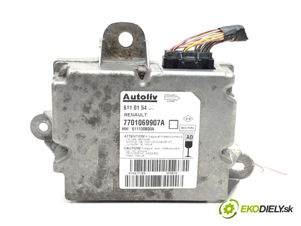 RENAULT MEGANE II (BM0/1_, CM0/1_) 2001 - 2012    1.4 16V (BM0B, CM0B) 72 kW [98 KM] benzyna 2002 -   senzor airbag 7701069907A (Snímače)